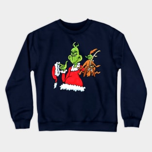 merry grinchmas vintage Crewneck Sweatshirt